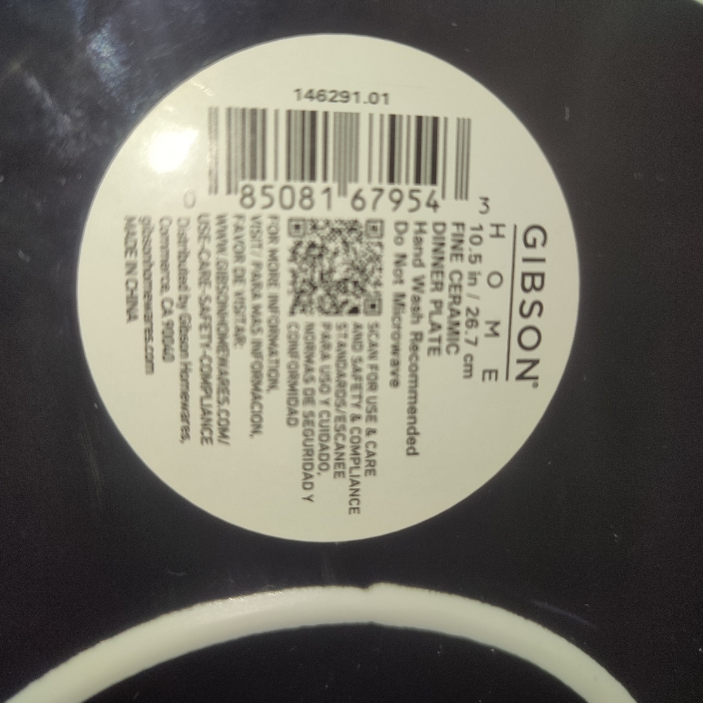 Gibson Home Dinnerware Plate Set - Picture 5 of 13